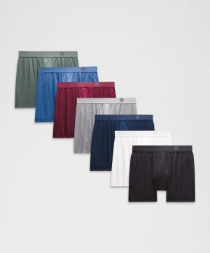 εσωρουχα Lululemon Always In Motion Boxer 5" ανδρικα μαυρα γκρι σκουρο μπλε μπλε σκούρο κοκκινα ασπρα | Greece-5843192