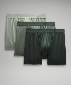 εσωρουχα Lululemon Always In Motion Boxer 5" ανδρικα γκρι γκρι σκούρο | Greece-9632150