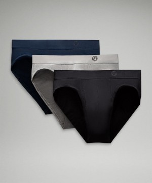 εσωρουχα Lululemon Always In Motion Brief with Fly ανδρικα μαυρα γκρι σκουρο μπλε | Greece-1569870