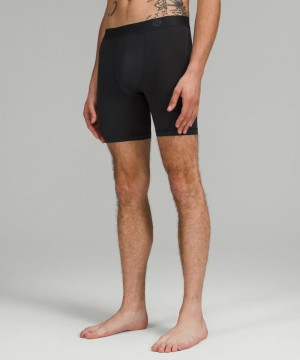 εσωρουχα Lululemon Always In Motion Long Boxer 7" ανδρικα μαυρα μαυρα μαυρα | Greece-1249370