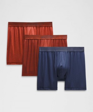 εσωρουχα Lululemon Always In Motion Mesh Boxer 5" ανδρικα καφε καφε | Greece-5907481