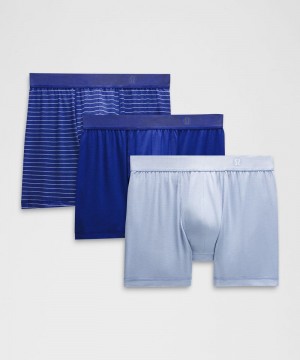 εσωρουχα Lululemon Always In Motion Mesh Boxer 5" ανδρικα μπλε μπλε | Greece-5439761