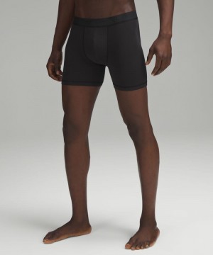 εσωρουχα Lululemon Always In Motion Mesh Boxer 5" ανδρικα μαυρα | Greece-7615802