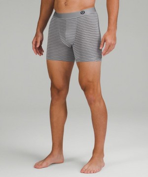 εσωρουχα Lululemon Always In Motion Mesh Boxer 5" ανδρικα γκρι βαθυ γκρι | Greece-6957238