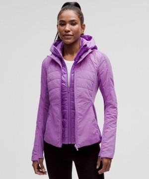 Μπουφαν Lululemon Another Mile γυναικεια μωβ ανοιχτο | Greece-7852690