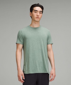 μπλουζακια Lululemon Balancer Short-Sleeve ανδρικα γκρι | Greece-0814267