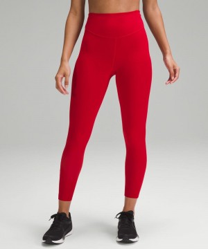 Κολαν Lululemon Base Pace High-Rise Tight 25" γυναικεια σκούρο κοκκινα | Greece-8495326