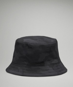 καπελα Lululemon Both Ways Reversible Bucket γυναικεια καμουφλάζ μαυρα Πολύχρωμο μαυρα | Greece-2408563