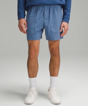 Σορτσ Lululemon Bowline 5" ανδρικα μπλε | Greece-9852360