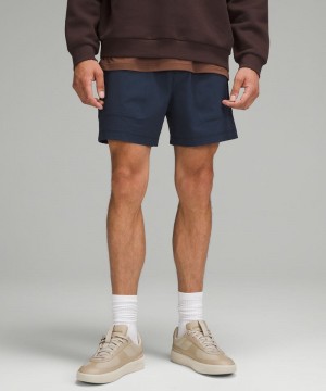 Σορτσ Lululemon Bowline 5" ανδρικα σκουρο μπλε | Greece-8512793
