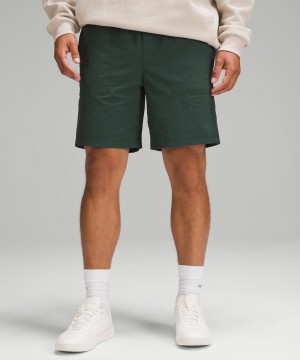 Σορτσ Lululemon Bowline 8" Stretch Cotton VersaTwill ανδρικα πρασινο | Greece-5136790