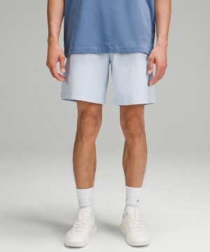 Σορτσ Lululemon Bowline 8" Stretch Cotton VersaTwill ανδρικα μπλε | Greece-2316497
