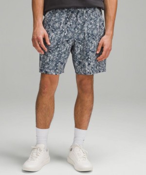 Σορτσ Lululemon Bowline 8" ανδρικα με λουλουδια σκουρο μπλε Πολύχρωμο | Greece-0415978