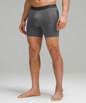 εσωρουχα Lululemon Built to Move Boxer 5" ανδρικα γκρι | Greece-2056348