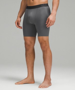 εσωρουχα Lululemon Built to Move Long Boxer 7" ανδρικα γκρι | Greece-3209746