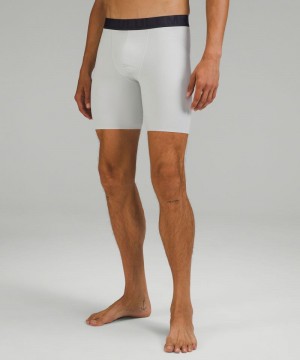 εσωρουχα Lululemon Built to Move Long Boxer 7" ανδρικα ασπρα | Greece-0458916