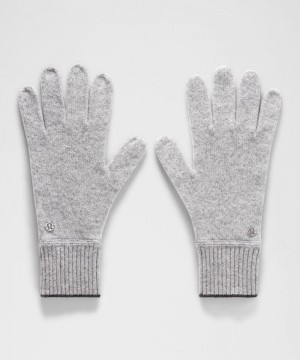 Γαντια Lululemon Cashmere γυναικεια ασημι μαυρα | Greece-4850126