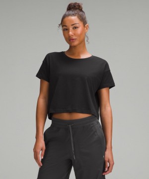 μπλουζακια Lululemon Cates γυναικεια μαυρα | Greece-1354690