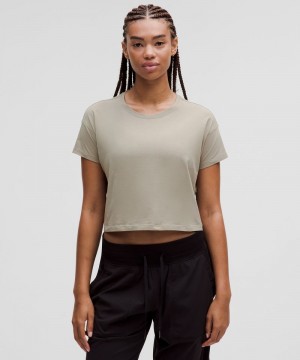 μπλουζακια Lululemon Cates γυναικεια γκρι | Greece-2158670