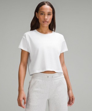 μπλουζακια Lululemon Cates γυναικεια ασπρα | Greece-9562810