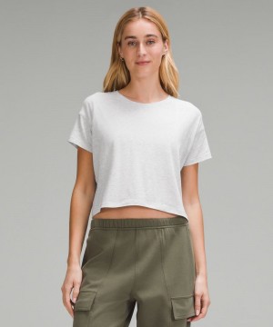 μπλουζακια Lululemon Cates γυναικεια ανοιχτο γκρι | Greece-8610927