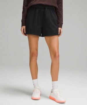 Σορτσ Lululemon Cinchable Waist High-Rise Woven 3.5" γυναικεια μαυρα | Greece-8327641
