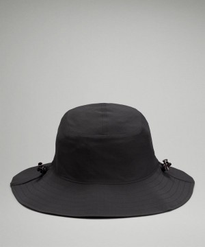 καπελα Lululemon Cinchable Wide Brim Bucket γυναικεια μαυρα | Greece-2680415