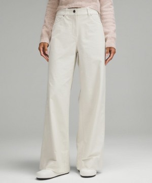 Παντελονι Lululemon City Sleek Utilitech Extra-Wide-Leg Regular γυναικεια Μπεζ | Greece-0251479