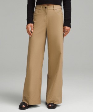 Παντελονι Lululemon City Sleek Utilitech Extra-Wide-Leg Regular γυναικεια καφε | Greece-0678253