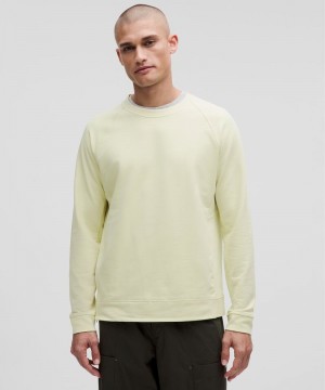 Φουτερ Lululemon City Sweat Crew ανδρικα πρασινο | Greece-1796340
