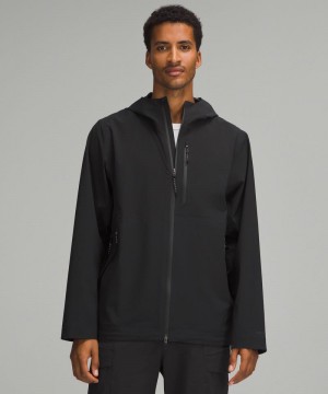 Μπουφαν Lululemon City-to-Hike Waterproof ανδρικα μαυρα | Greece-7609451
