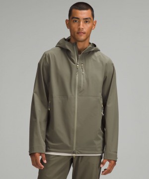 Μπουφαν Lululemon City-to-Hike Waterproof ανδρικα πρασινο | Greece-5897043