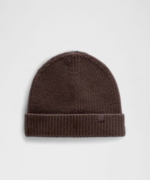 Σκουφακι Lululemon Close-Fit Wool-Blend Ribbed Knit γυναικεια σοκολάτα | Greece-2190478