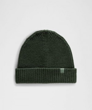Σκουφακι Lululemon Close-Fit Wool-Blend Ribbed Knit γυναικεια πρασινο | Greece-5490782