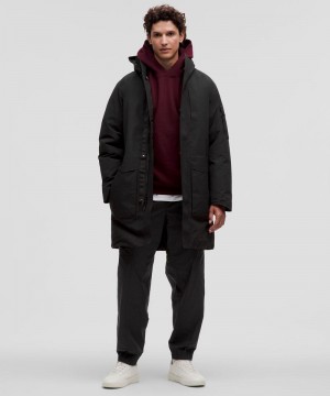 Παρκα Lululemon Cold City 600-Down-Fill Parka ανδρικα μαυρα | Greece-0975481