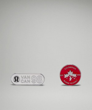 Τσαντεσ Lululemon Collectible Pins γυναικεια ασπρα κοκκινα | Greece-4013529