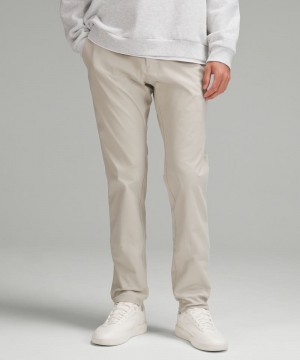 Παντελονι Lululemon Commission Classic-Fit 32"L Warpstreme ανδρικα Μπεζ | Greece-8036452