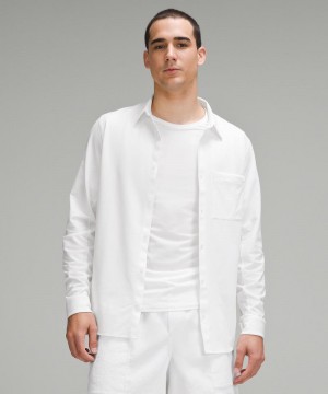 πουκαμισα Lululemon Commission Long-Sleeve ανδρικα ασπρα | Greece-3601574