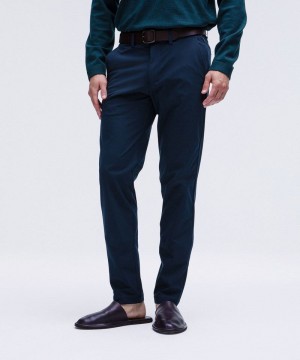 Παντελονι Lululemon Commission Slim-Fit 30"L ανδρικα σκουρο μπλε | Greece-8906471