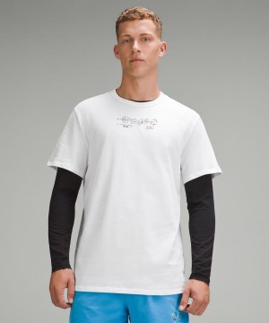 μπλουζακια Lululemon Cotton Jersey ανδρικα ασπρα | Greece-8427503