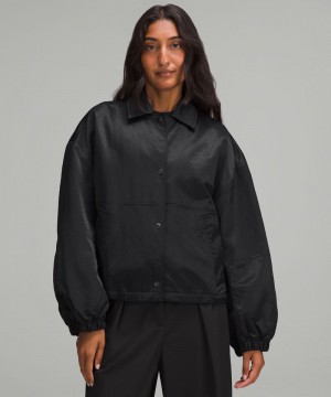 Μπουφαν Lululemon Cropped Coach's γυναικεια μαυρα | Greece-6780419