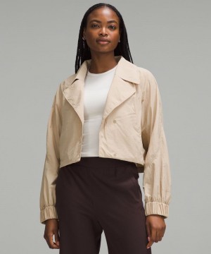 Μπουφαν Lululemon Cropped Trench γυναικεια καφε | Greece-7142639