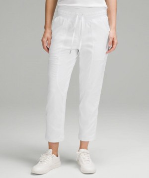 Παντελονι Lululemon Dance Studio Mid-Rise Cropped γυναικεια ασπρα | Greece-3047268