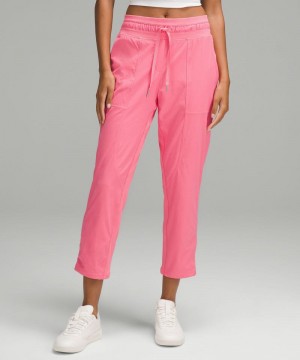 Παντελονι Lululemon Dance Studio Mid-Rise Cropped γυναικεια ροζ | Greece-5920738