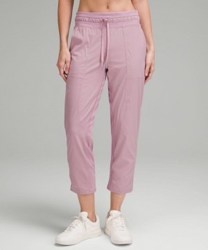 Παντελονι Lululemon Dance Studio Mid-Rise Cropped γυναικεια ροζ ροζ | Greece-5917236