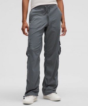 Παντελονι Lululemon Dance Studio Relaxed-Fit Mid-Rise Cargo γυναικεια γκρι | Greece-8645319