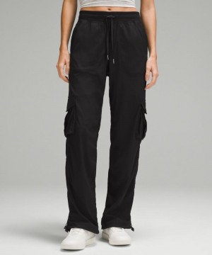 Παντελονι Lululemon Dance Studio Relaxed-Fit Mid-Rise Cargo γυναικεια μαυρα | Greece-1024873