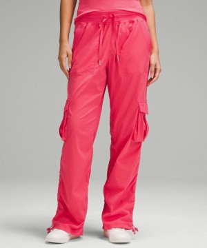 Παντελονι Lululemon Dance Studio Relaxed-Fit Mid-Rise Cargo γυναικεια ροζ | Greece-9286407