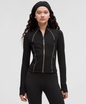 Μπουφαν Lululemon Define Cropped Luon γυναικεια μαυρα χρυσο χρωμα | Greece-0945763