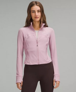 Μπουφαν Lululemon Define Cropped Ribbed Nulu γυναικεια ροζ ροζ | Greece-1496728
